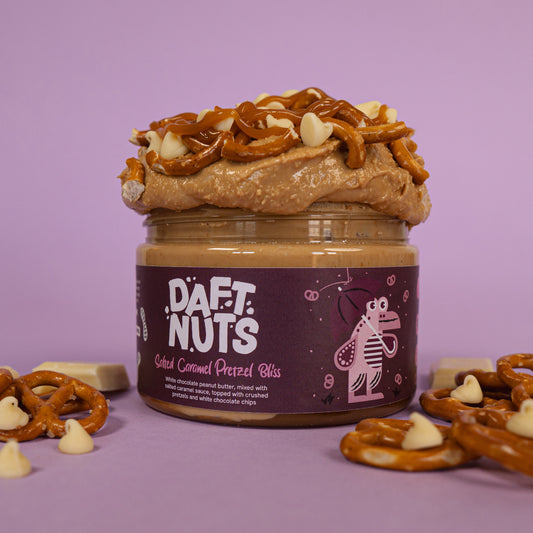 Salted Caramel Pretzel Bliss Loaded Peanut Butter